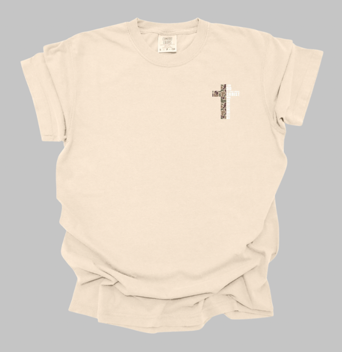 CAMO CROSS TEE