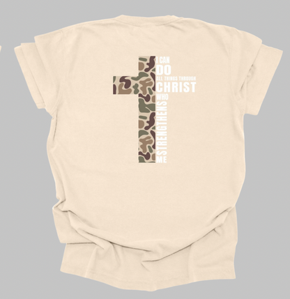 CAMO CROSS TEE