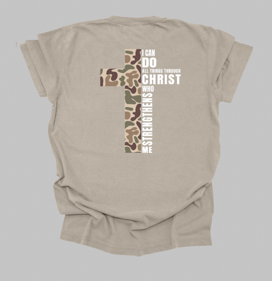 CAMO CROSS TEE