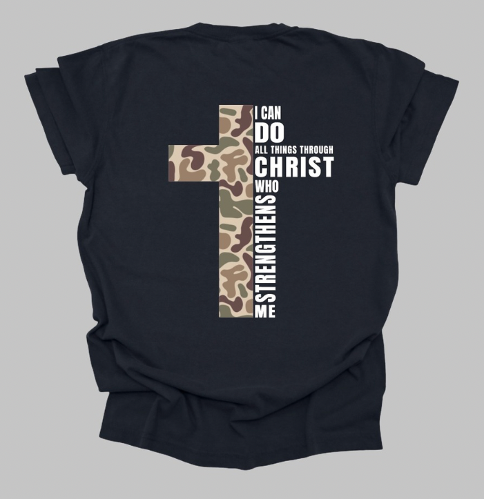 CAMO CROSS TEE