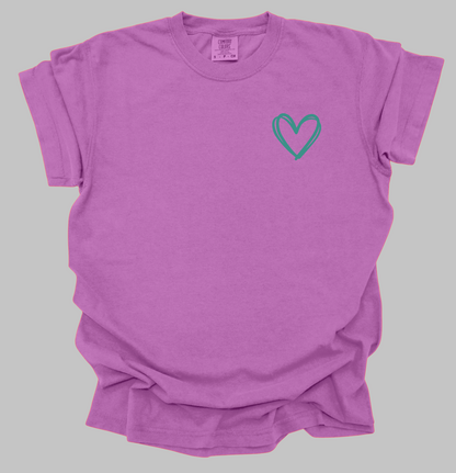 JESUS LOVES YOU HEART TEE