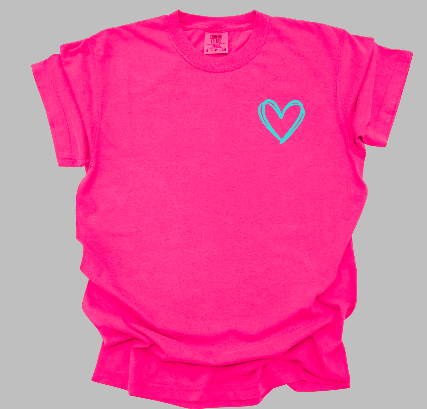 JESUS LOVES YOU HEART TEE